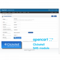 Clickatell SMS modul til OpenCart